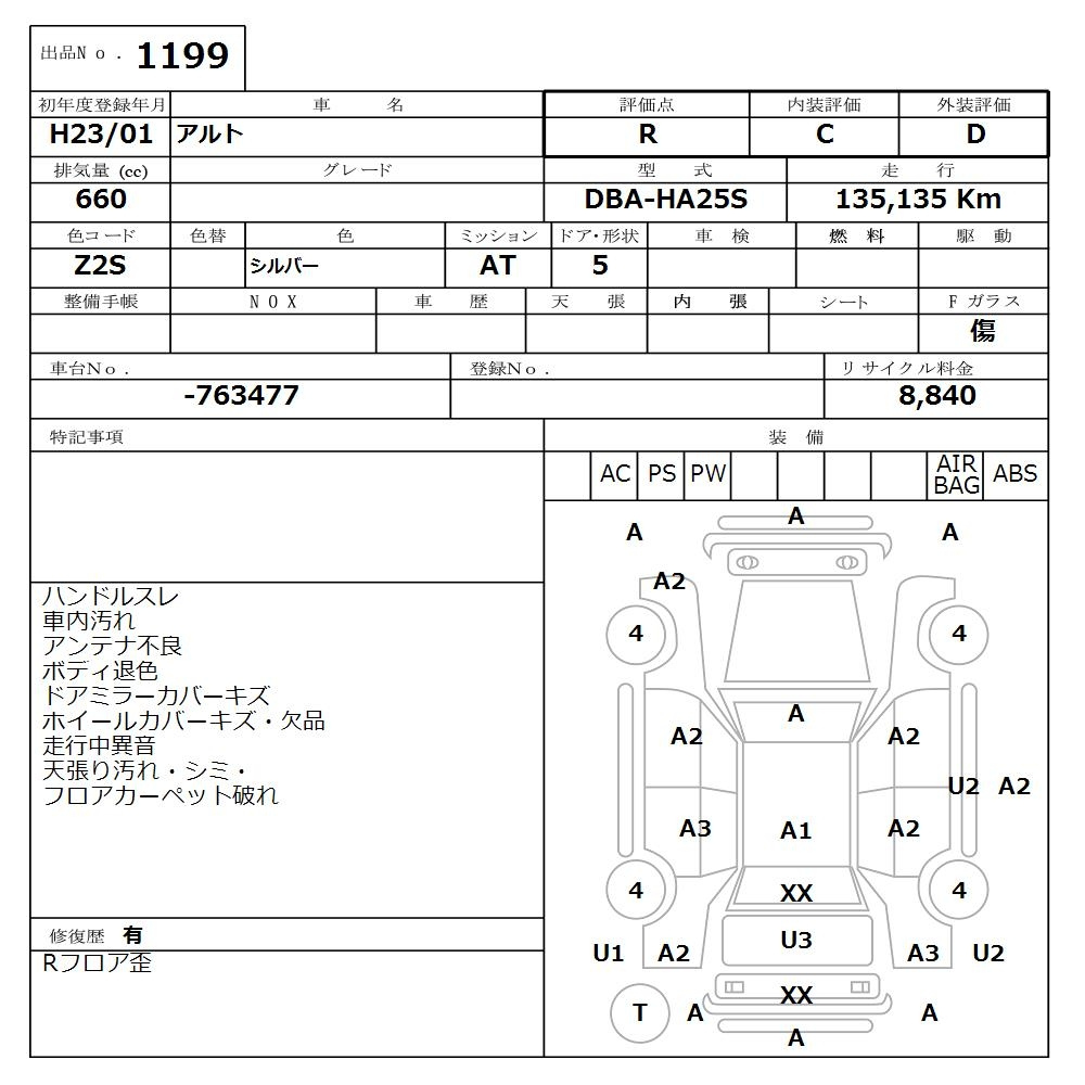 Аукционный лист