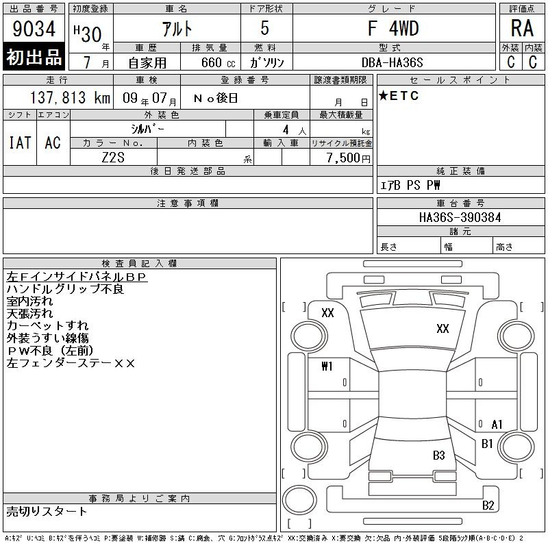 Аукционный лист
