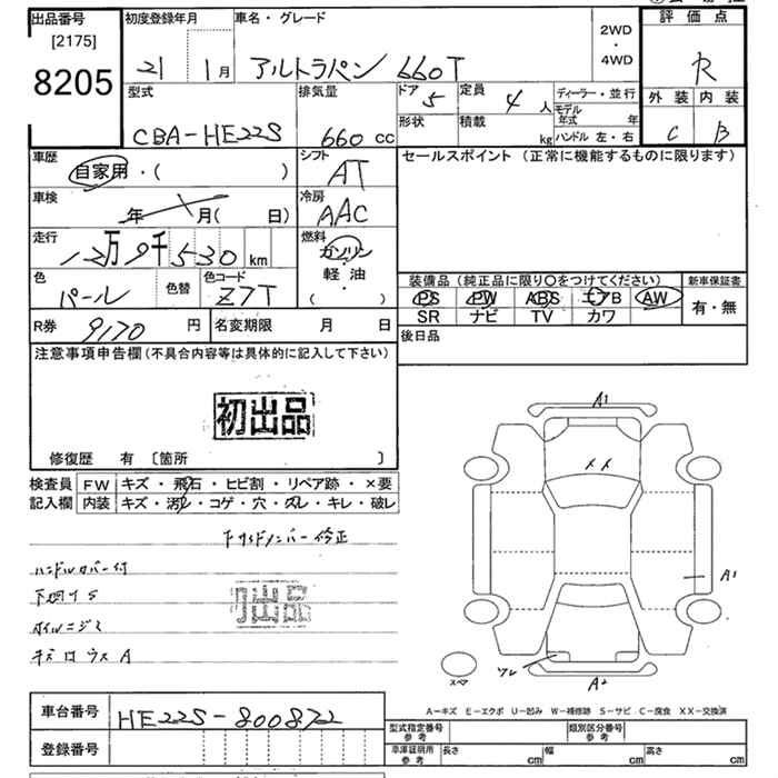 Аукционный лист
