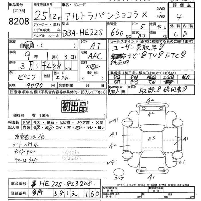 Аукционный лист