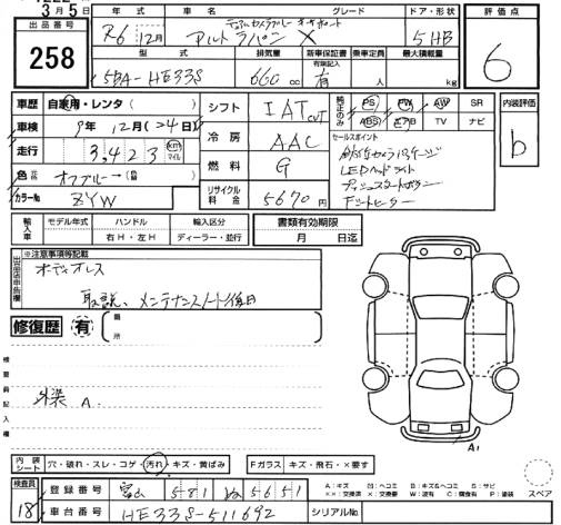 Аукционный лист