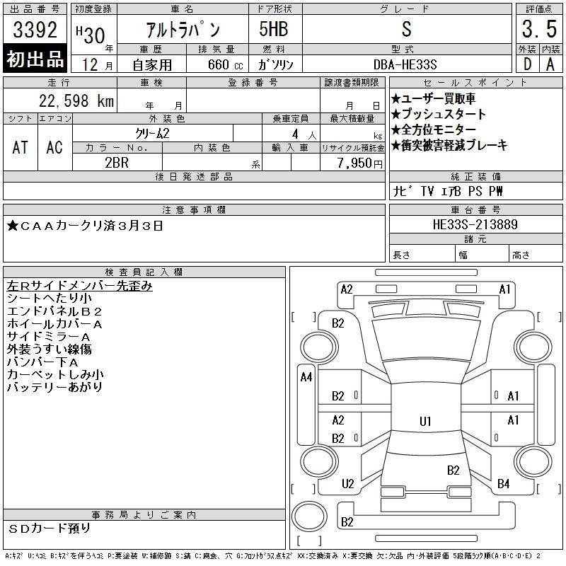 Аукционный лист