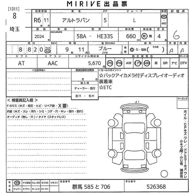 Аукционный лист