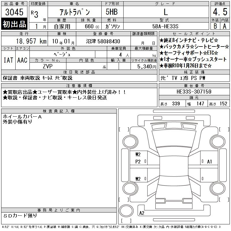 Аукционный лист