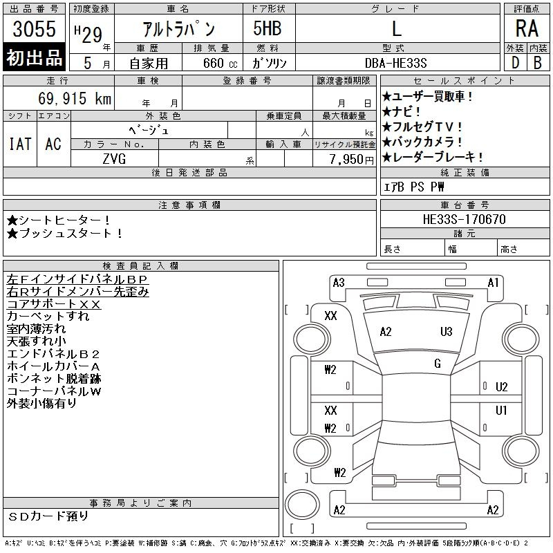 Аукционный лист