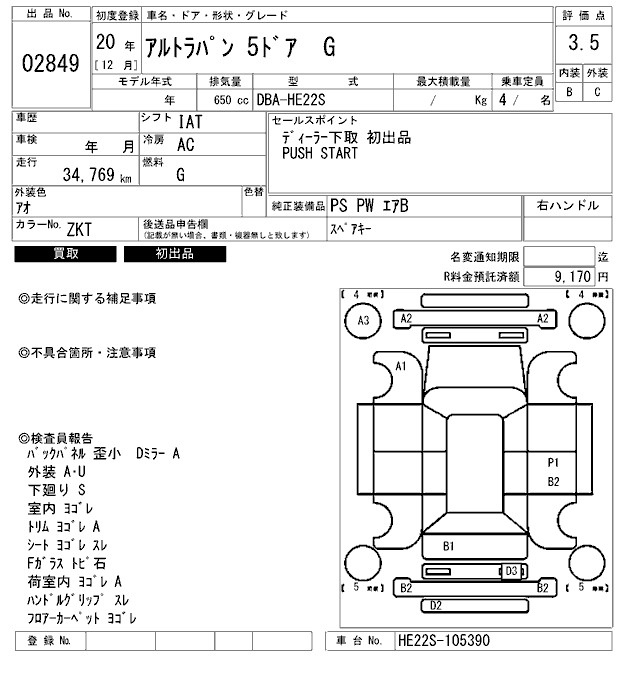 Аукционный лист