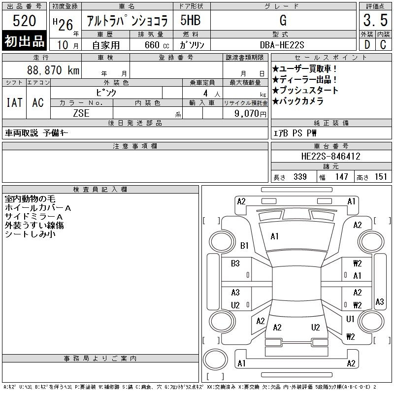 Аукционный лист