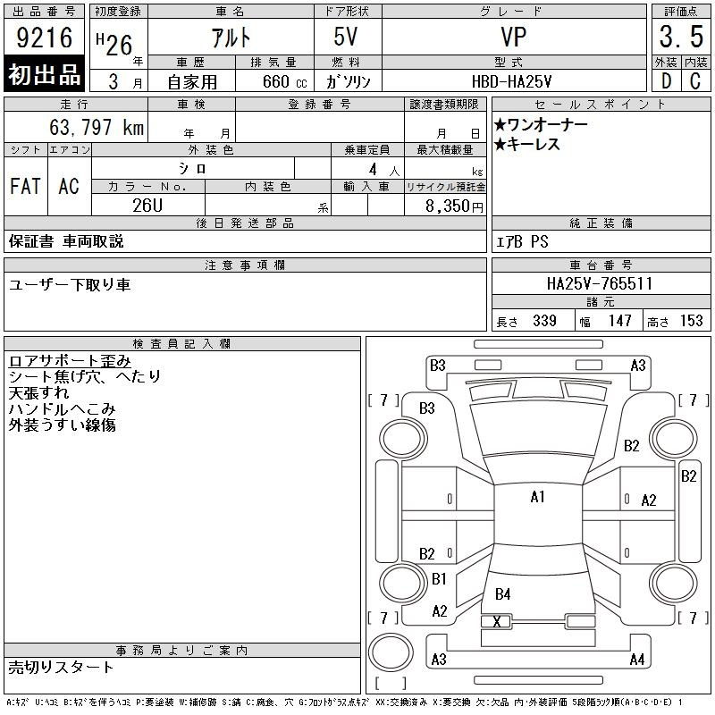 Аукционный лист