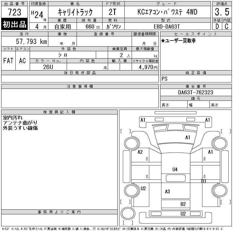 Аукционный лист