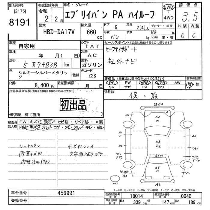 Аукционный лист