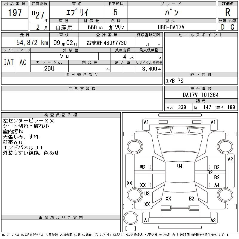 Аукционный лист