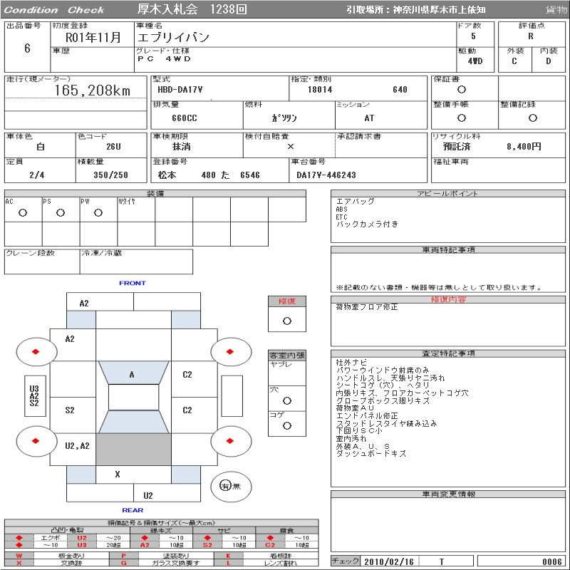 Аукционный лист