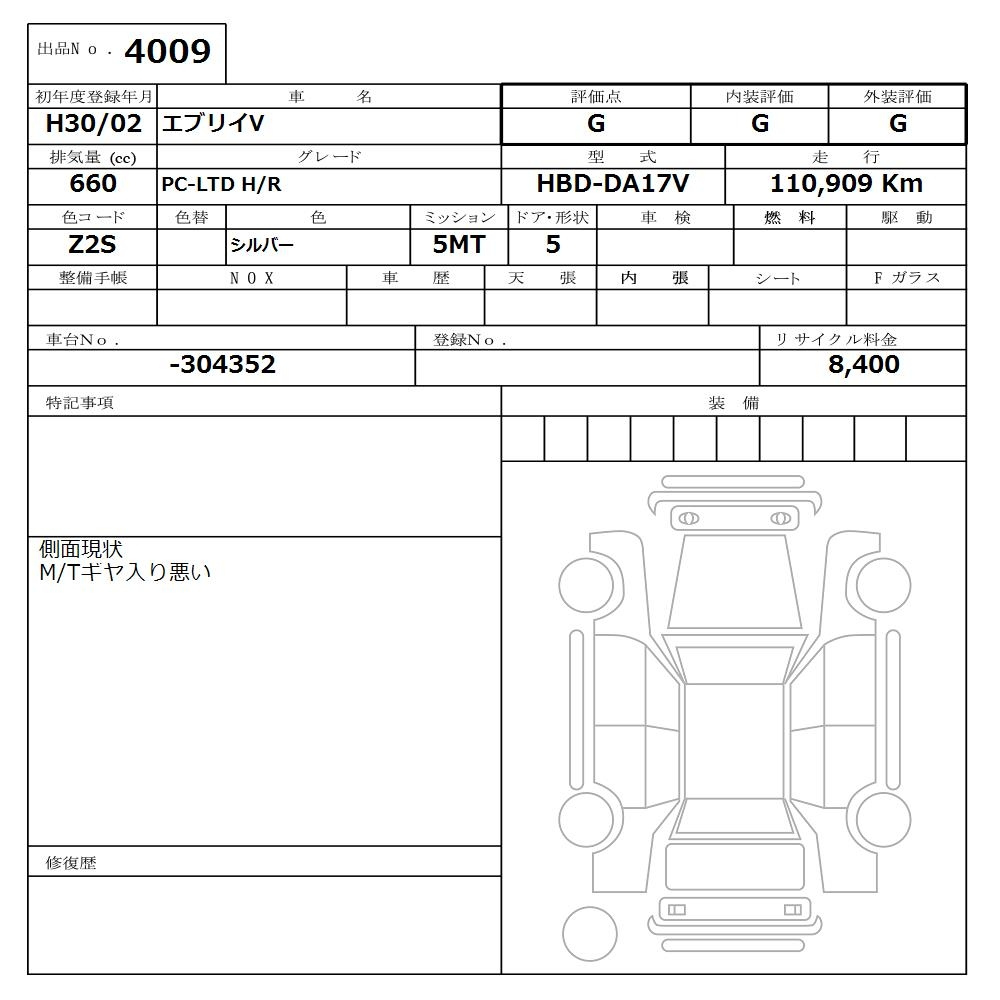 Аукционный лист