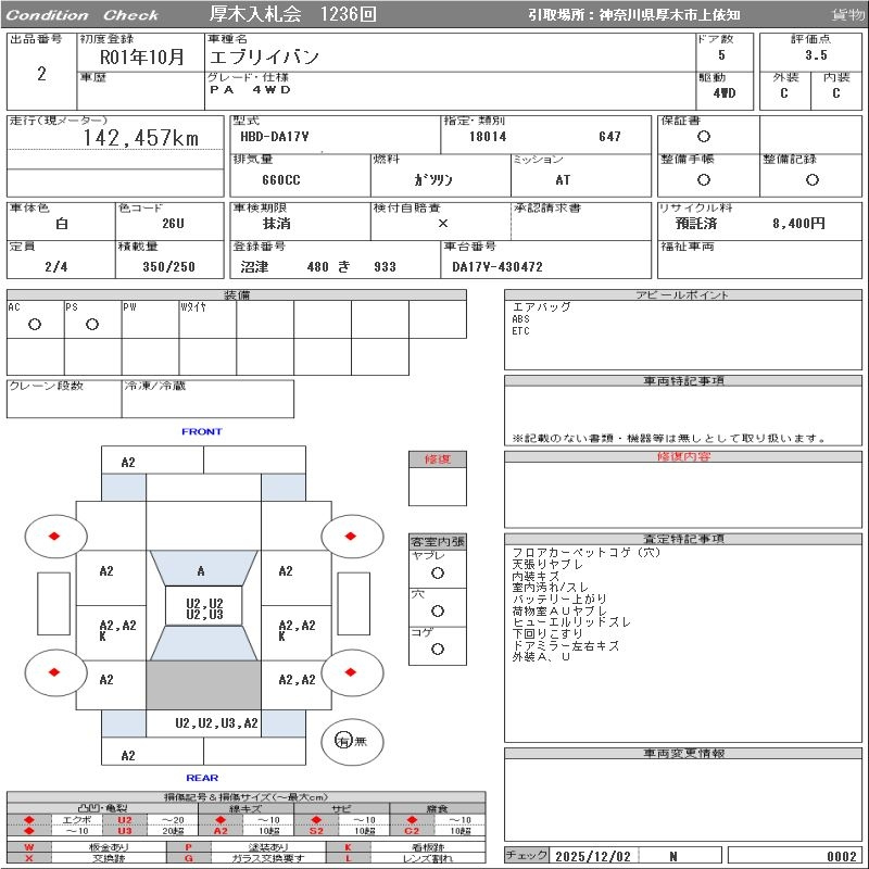 Аукционный лист