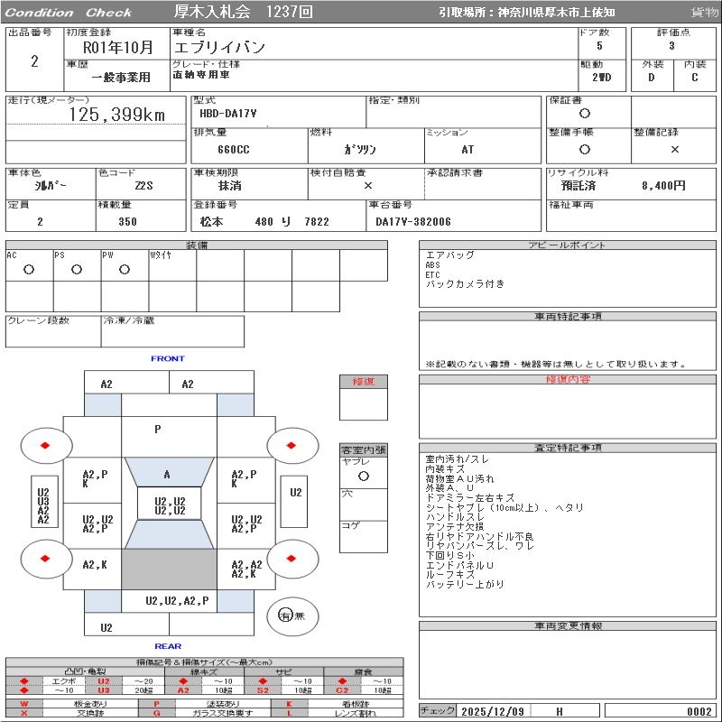 Аукционный лист