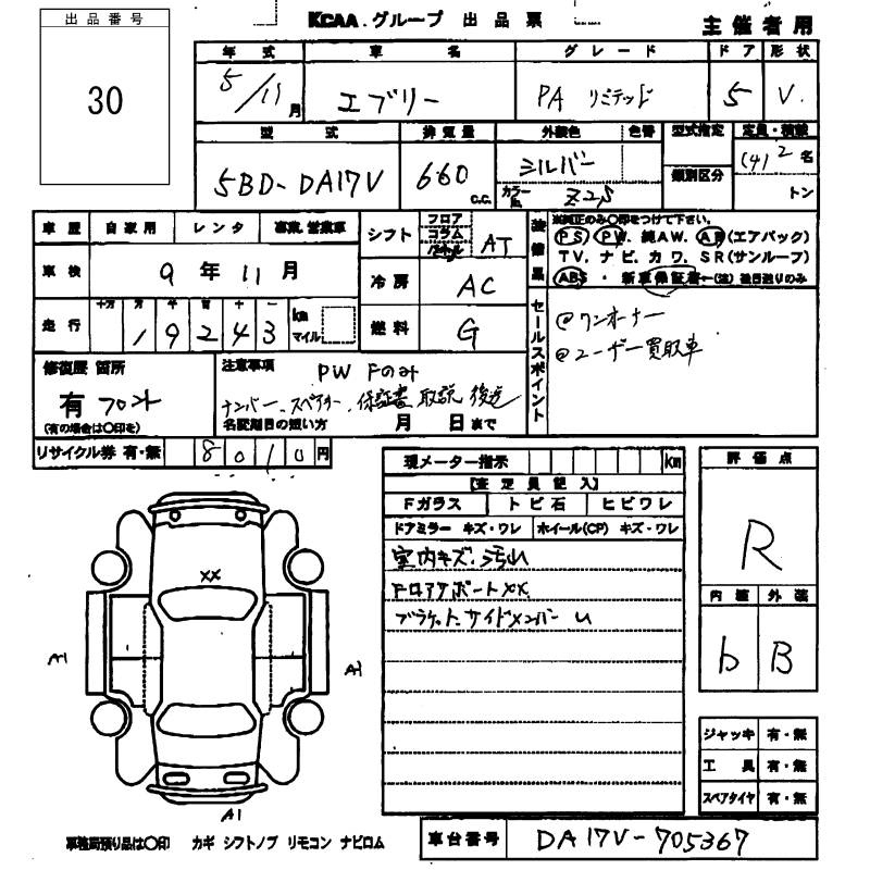 Аукционный лист