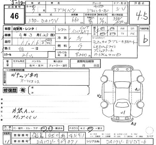 Аукционный лист