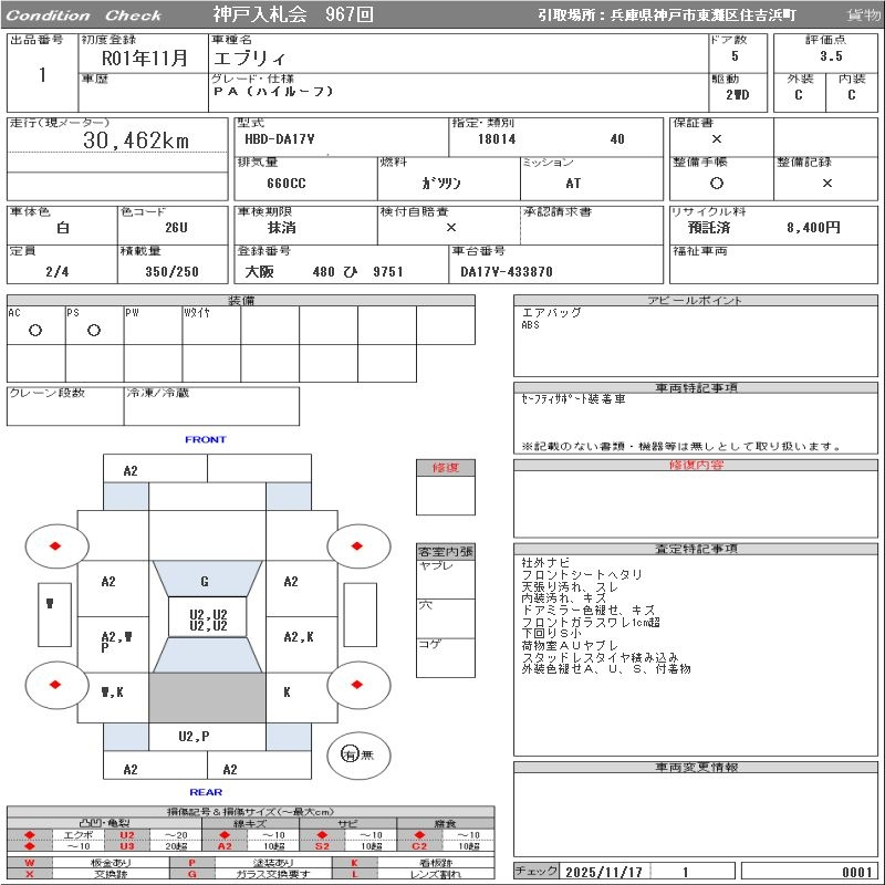 Аукционный лист