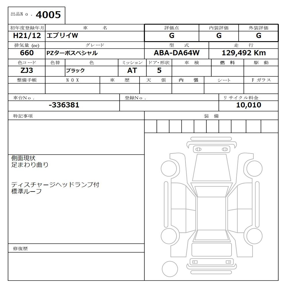 Аукционный лист