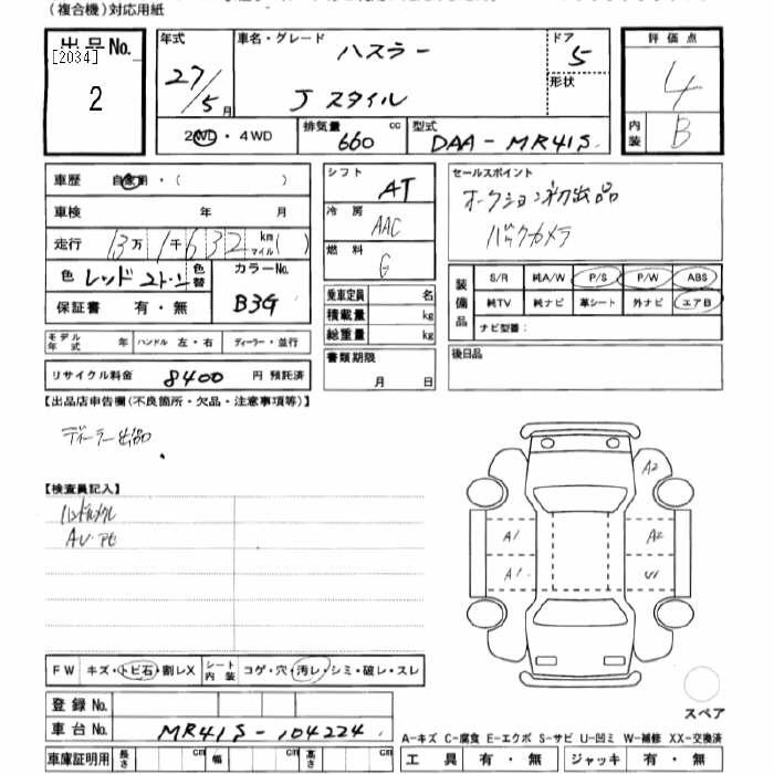 Аукционный лист