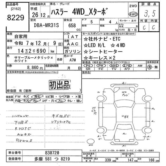 Аукционный лист