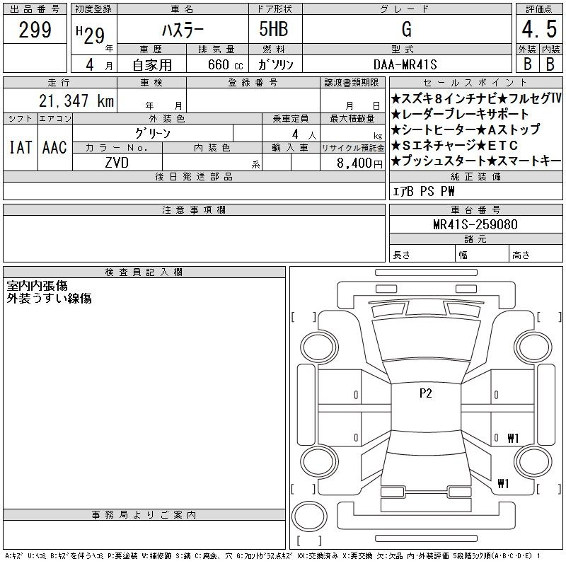 Аукционный лист