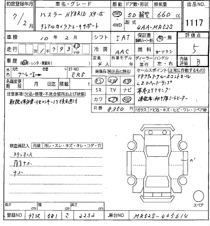 Аукционный лист
