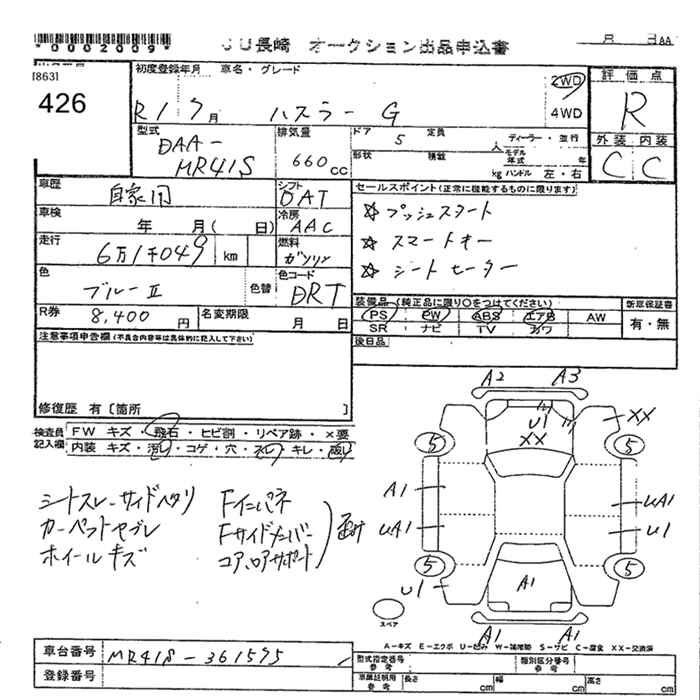 Аукционный лист