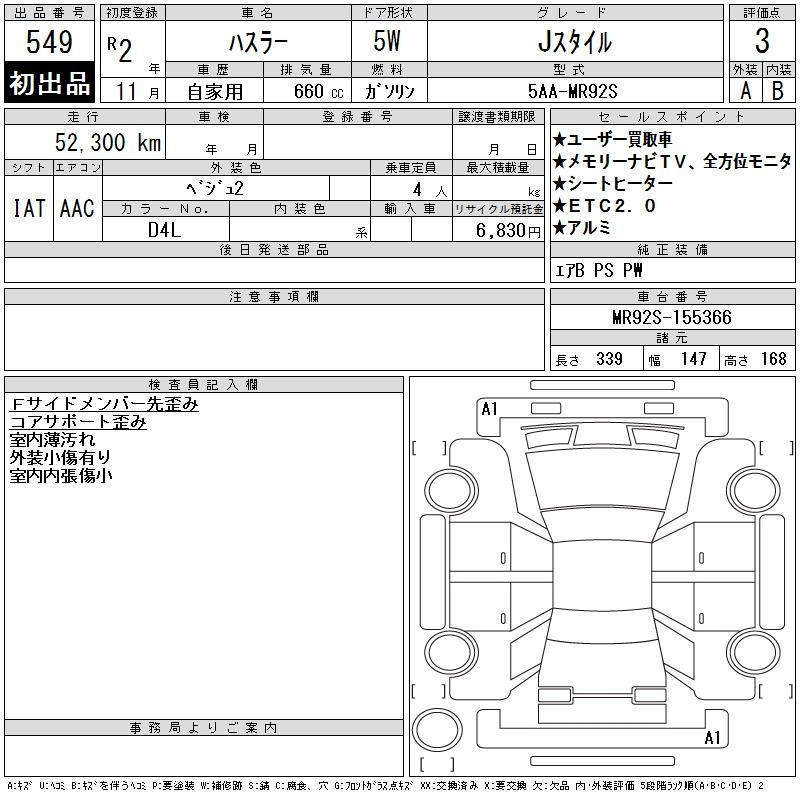 Аукционный лист