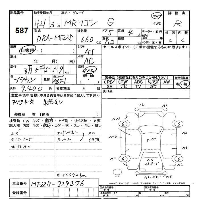 Аукционный лист