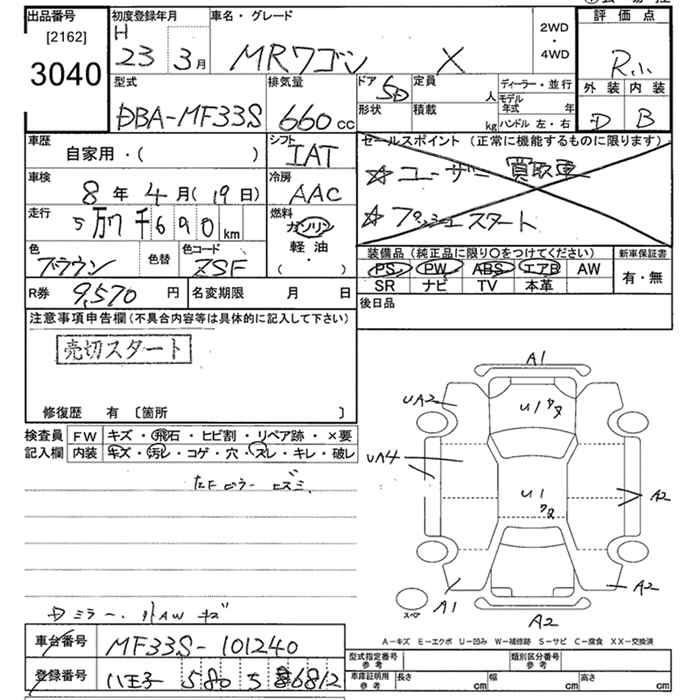 Аукционный лист