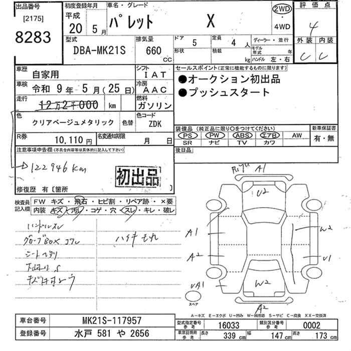 Аукционный лист