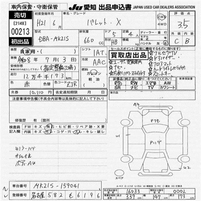 Аукционный лист