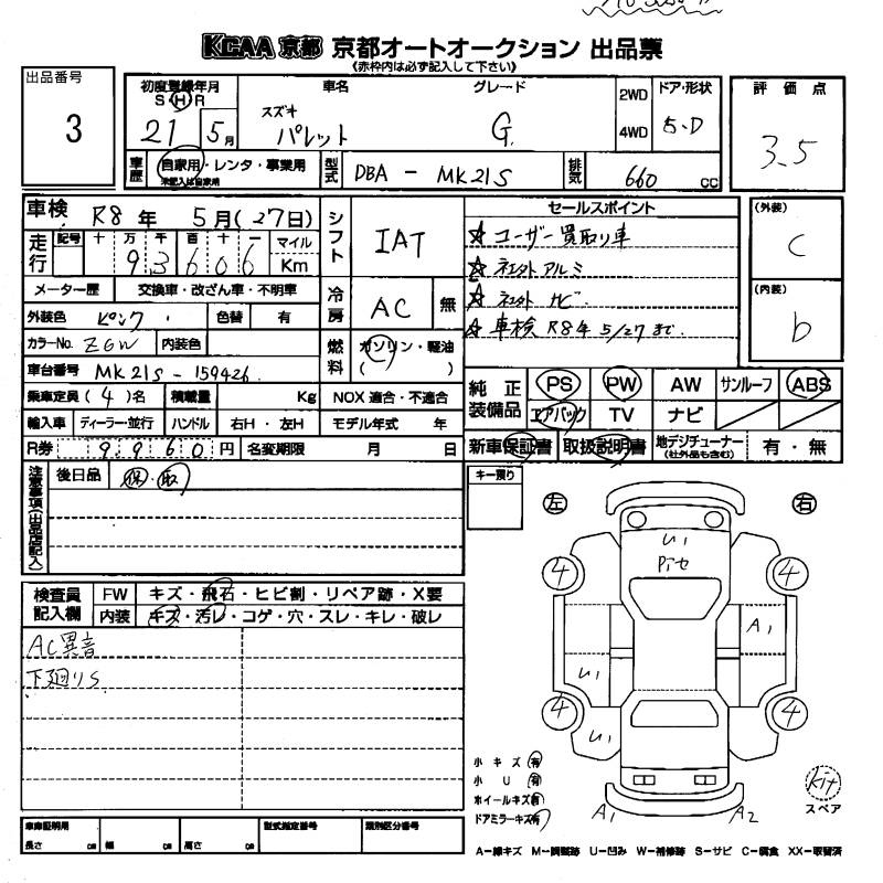 Аукционный лист