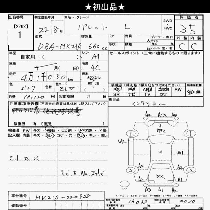 Аукционный лист