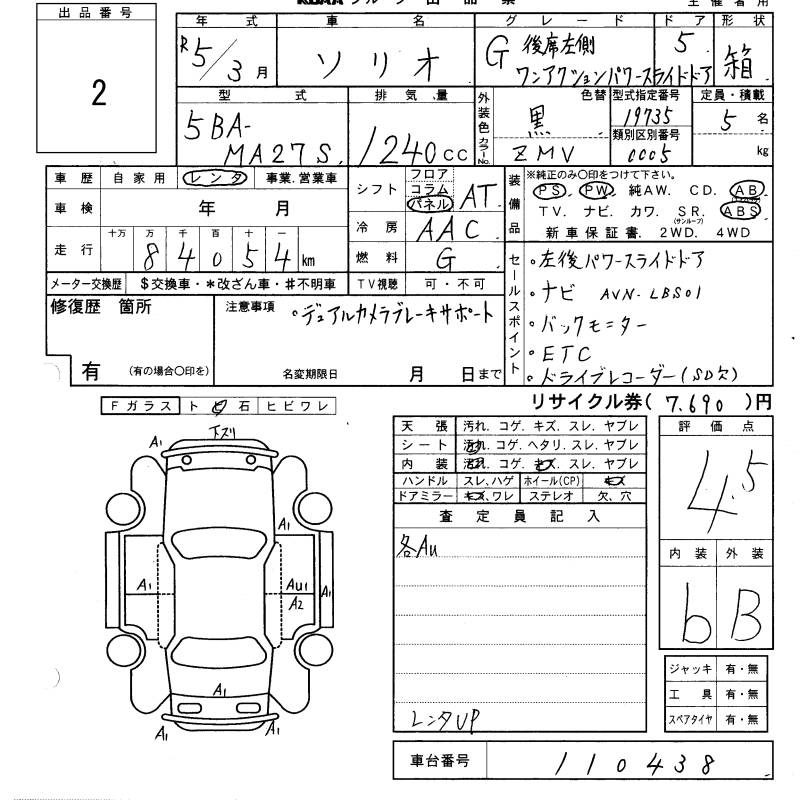 Аукционный лист