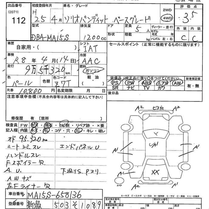 Аукционный лист