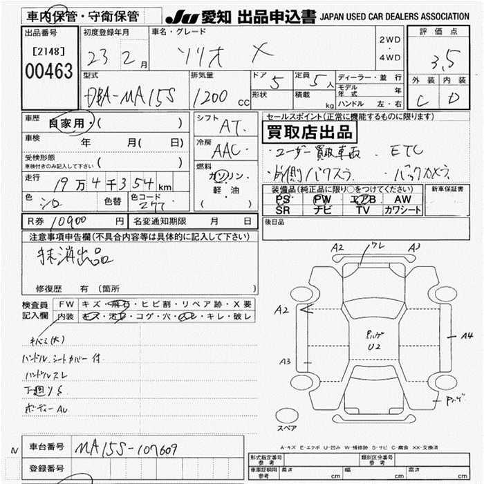 Аукционный лист