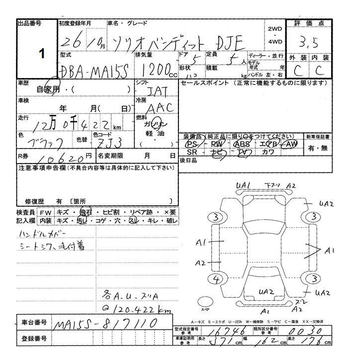 Аукционный лист