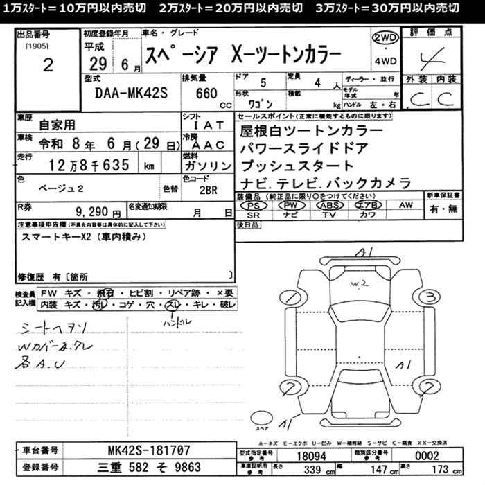 Аукционный лист