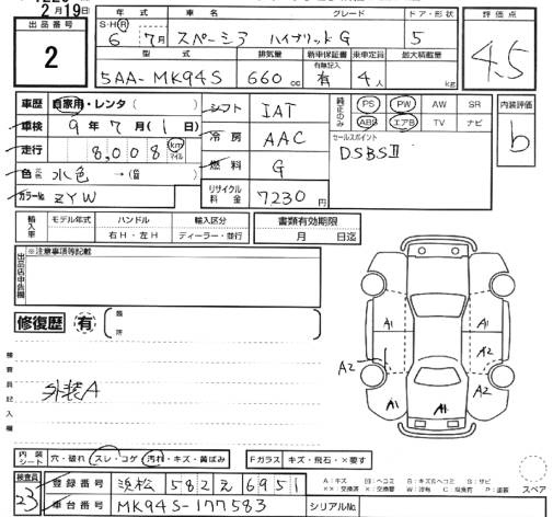 Аукционный лист