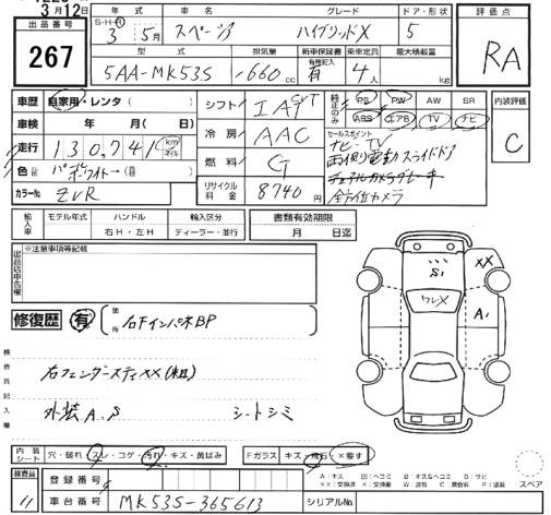 Аукционный лист