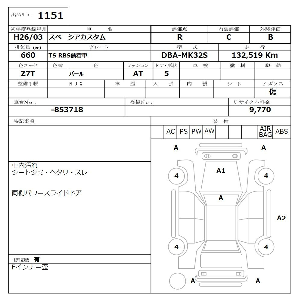 Аукционный лист
