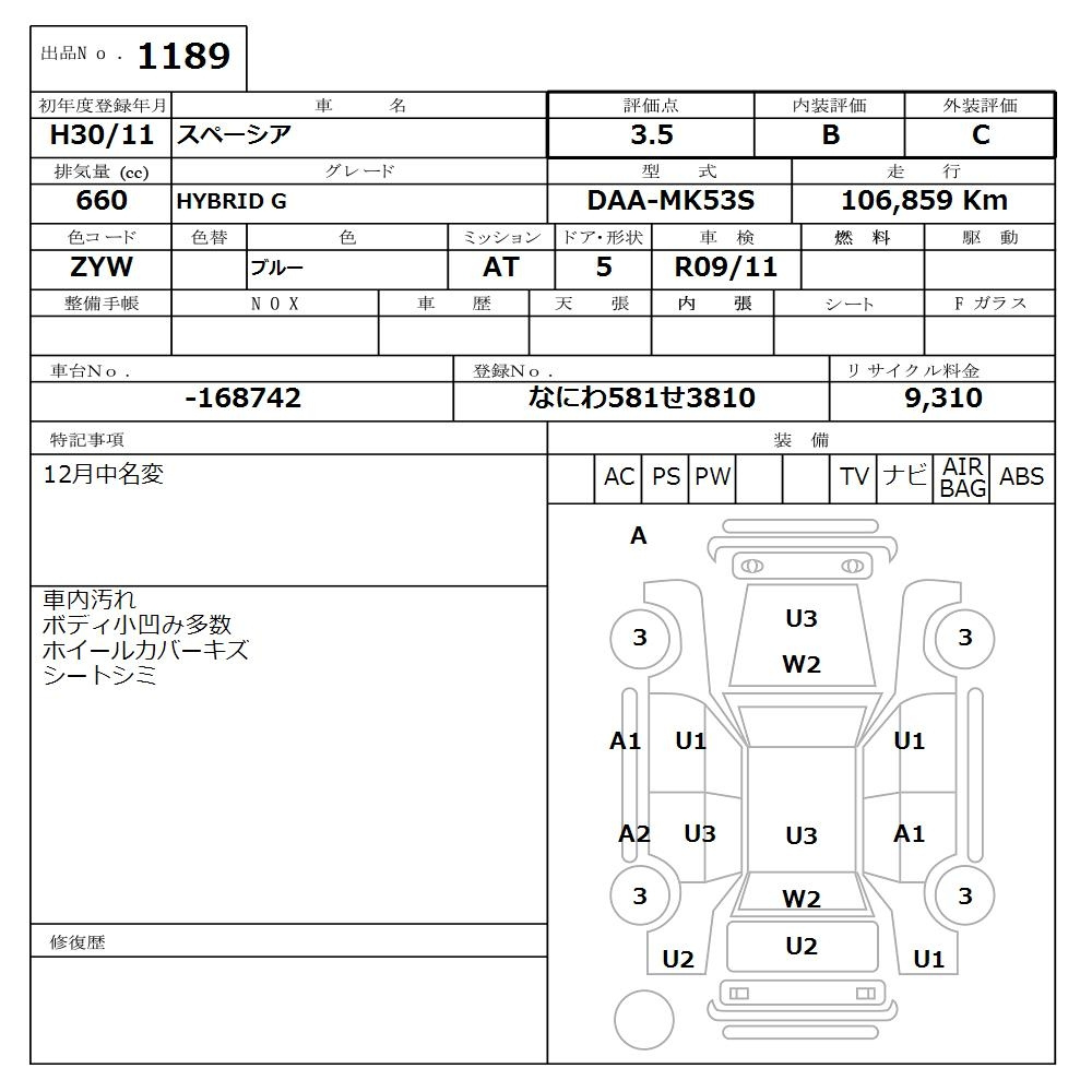 Аукционный лист