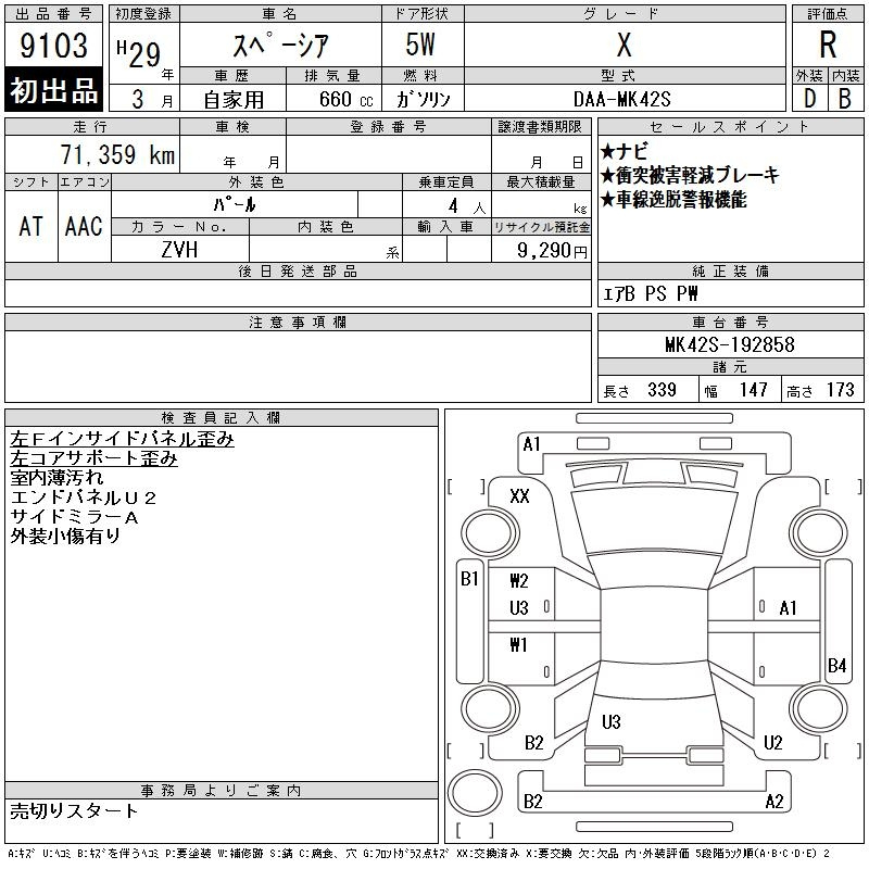 Аукционный лист