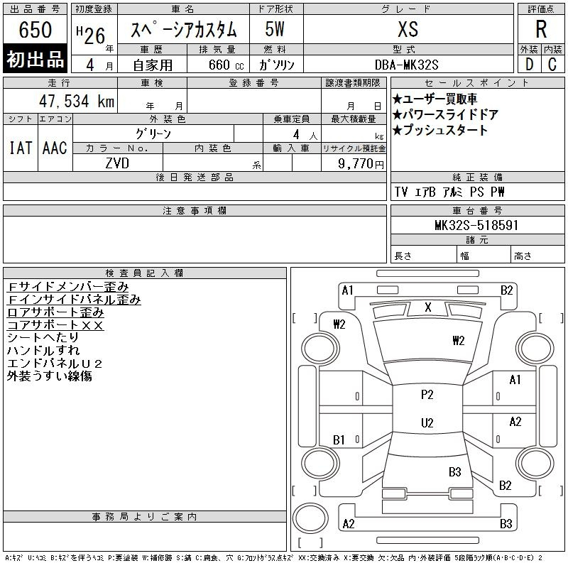 Аукционный лист
