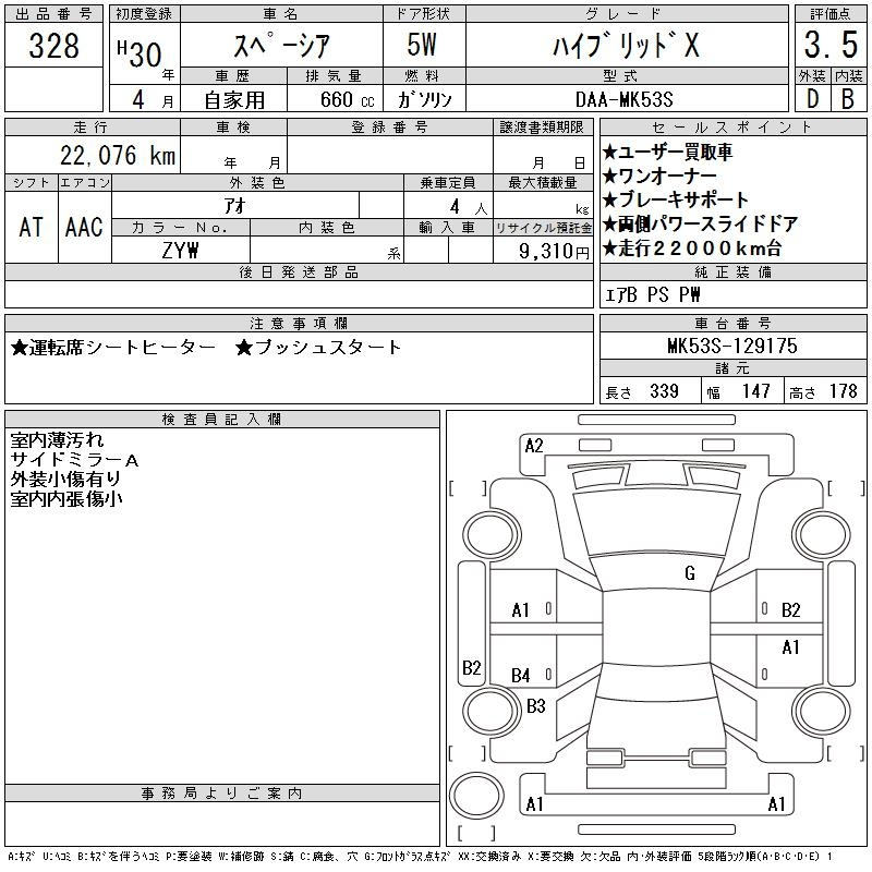 Аукционный лист