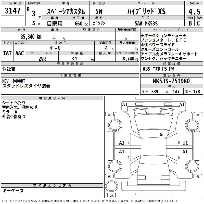 Аукционный лист