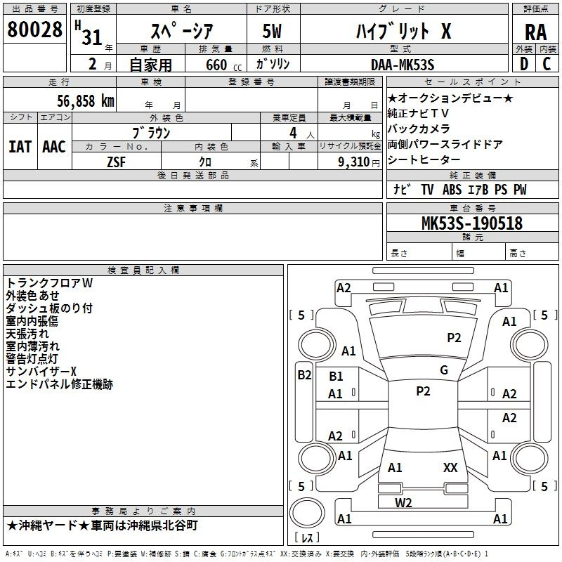 Аукционный лист