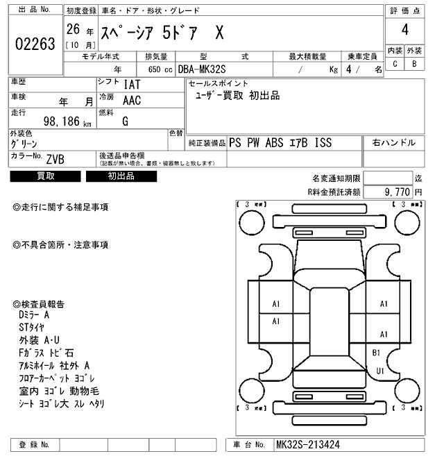 Аукционный лист